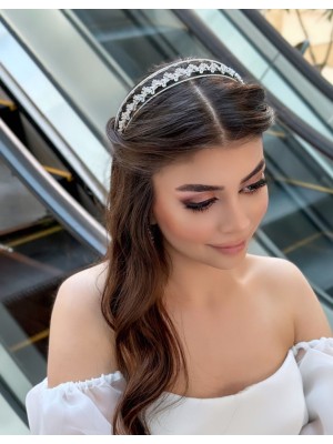 BRIGID ZİRKON TAŞLI SAÇ BANDI VE SAÇ AKSESUARI